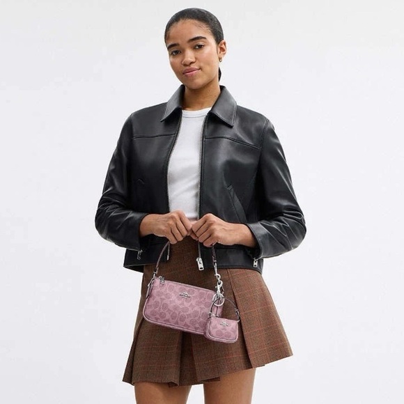 NWT Coach Boxed Nolita 19 And Nolita Bag Charm Set With Gift Box CCK96 Pink/Rose - Picture 6 of 7